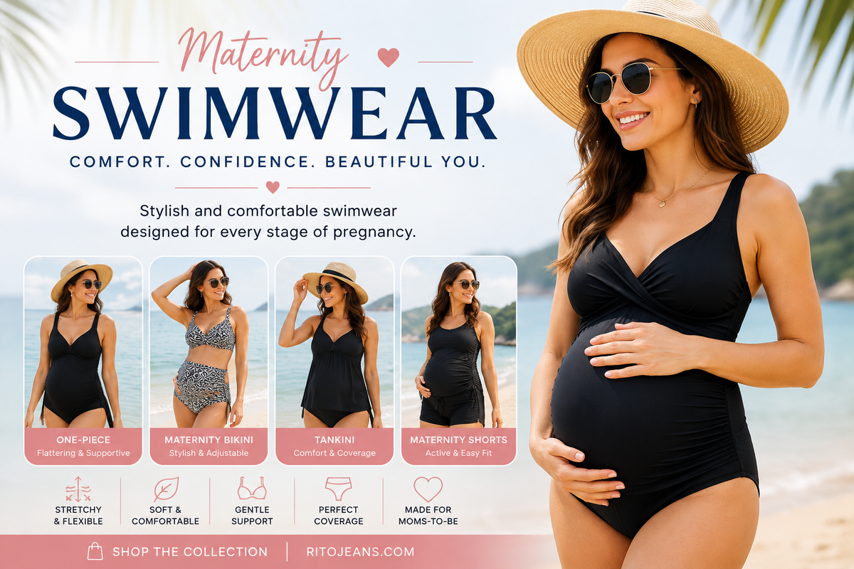 Best Maternity Swimwear: Comfortable &amp; Stylish Swimsuits for Pregnancy