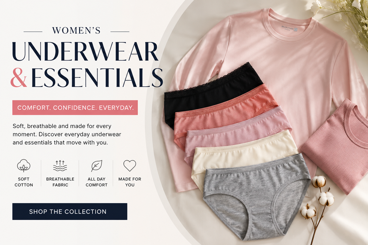 Best Women's Underwear & Everyday Essentials for Comfort, Fit & Style