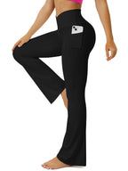 Fohofo Yoga Pants Women Flare Leggings For With Pockets - Size X-Small
