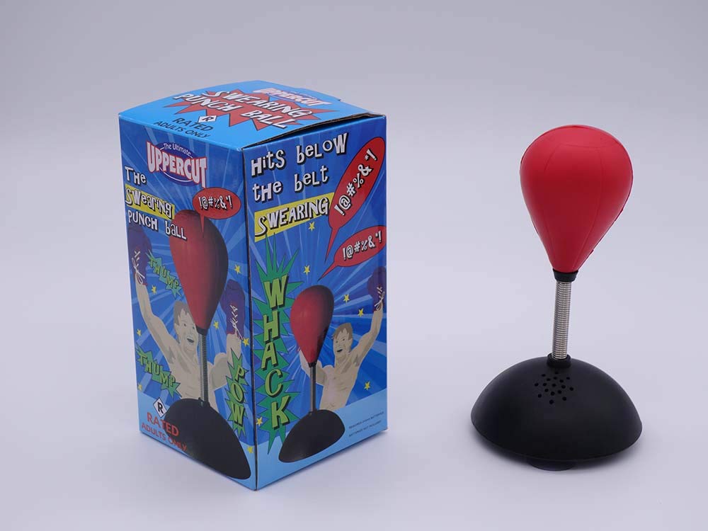 BS Swearing Punch Ball, Stress Release for Table Top By Top Wraps
