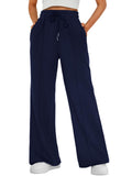 Automet Women's Wide-Leg Sweatpants Baggy Lounge Sweat - Style 2