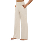 Fireswan Yoga Pants Women High-Waist Wide-Leg With Pockets - Size XX-Large