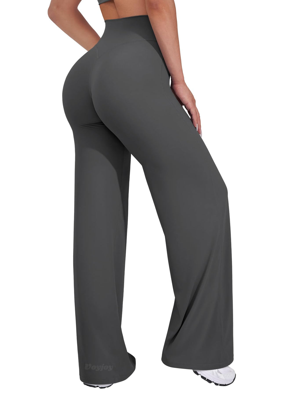 Voyjoy Straight-Leggings Bottoms Wide-Leg Pants For Women 29"/