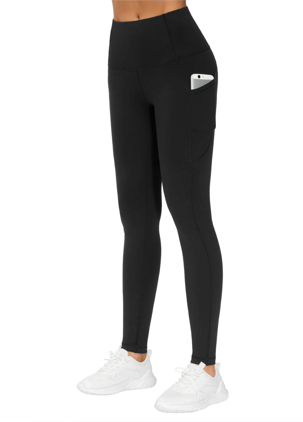The Gym People Women's Thick High-Waist Yoga Pants Workout - Black