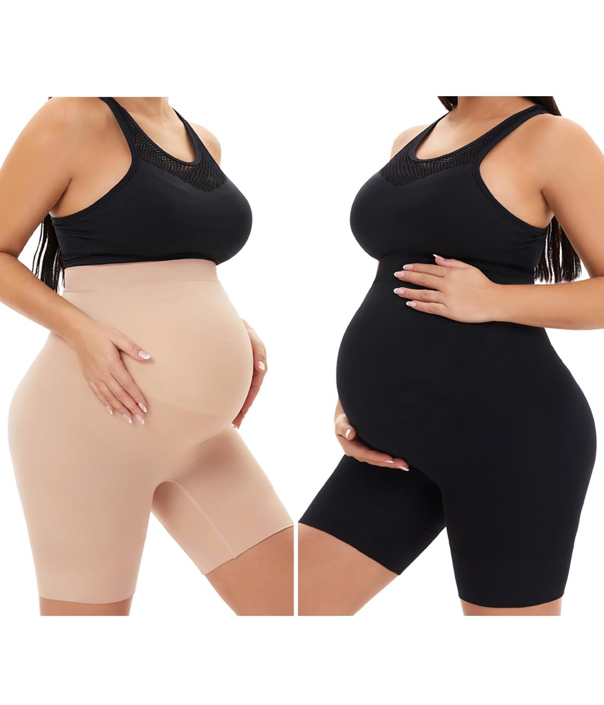 Women's Kunindome Maternity Skin + Black, Medium Shapewear