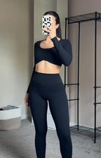 Aoxjox Women's Metamorph Yoga Pants 26" (black 3x-large)