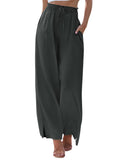 Kissmoda Women's Casual Palazzo Lounge Pants Loose Wide-Leg Yoga