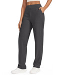 G4free Straight Business Trousers For Women Office Dark Gray Xl Tall