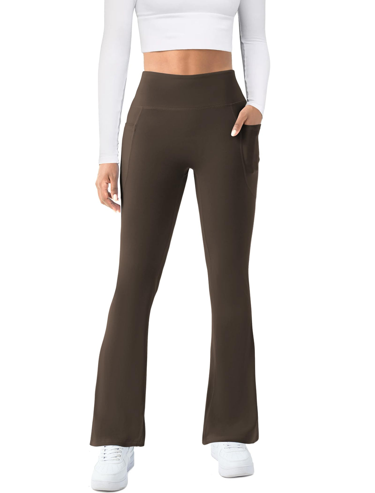 Copyleaf Women's Yoga Pants With Pockets Seamless - Size X-Small