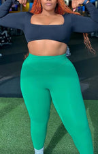 Aoxjox Women's Metamorph Yoga Pants 26" (jolly Green Small)