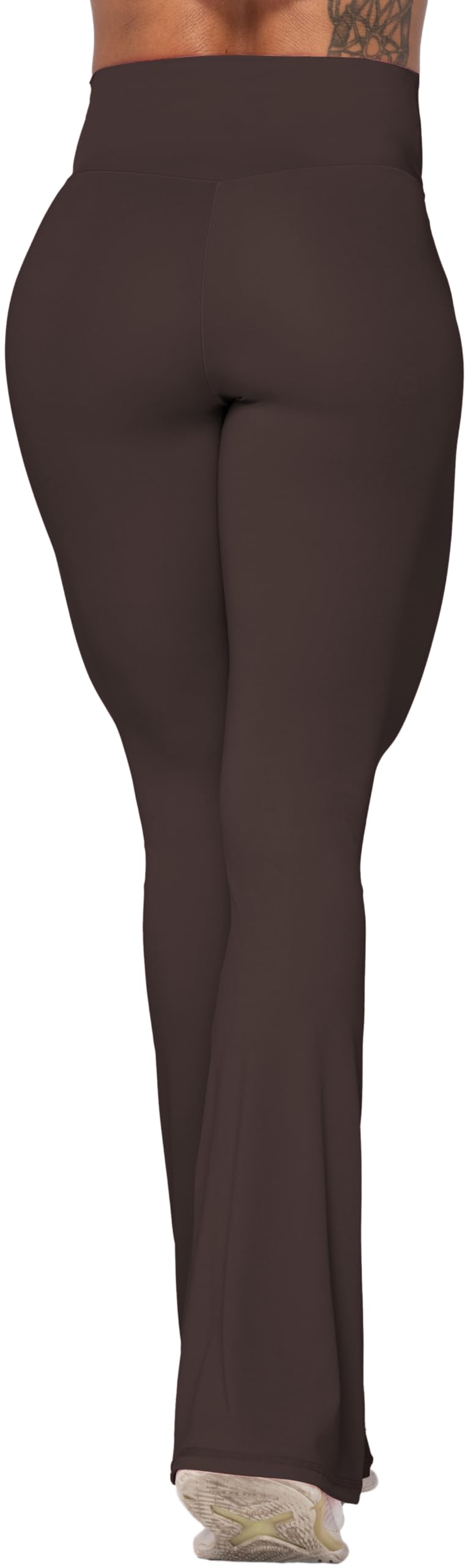 Women's Sunzel Flare Leggings Crossover Yoga Pants With - Java Brown