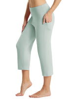 Baleaf Capri Pants For Women With Pockets Capris Wide-Leg Subtle