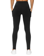 The Gym People Women's Thick High-Waist Yoga Pants Workout - Black