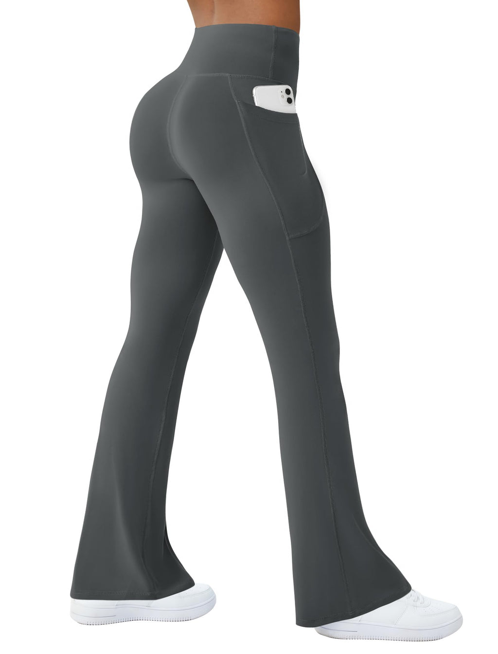 Copyleaf Women's Yoga Pants With Pockets High-Waisted Flare - Style 2