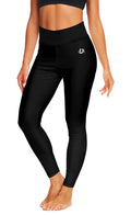 Women SPF Swim Pants High Waist Surfing Uv Sun Protection Water Sport Rashguard Leggings XL Black