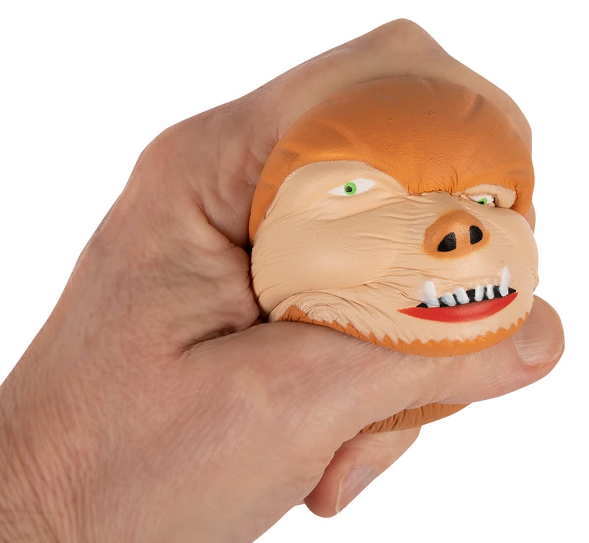 McPhee Archie Squishy Werewolf Head Stress Ball - 4 Inch Diameter