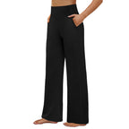Fireswan Yoga Pants Women High-Waist Wide-Leg With Pockets - Size X-Large