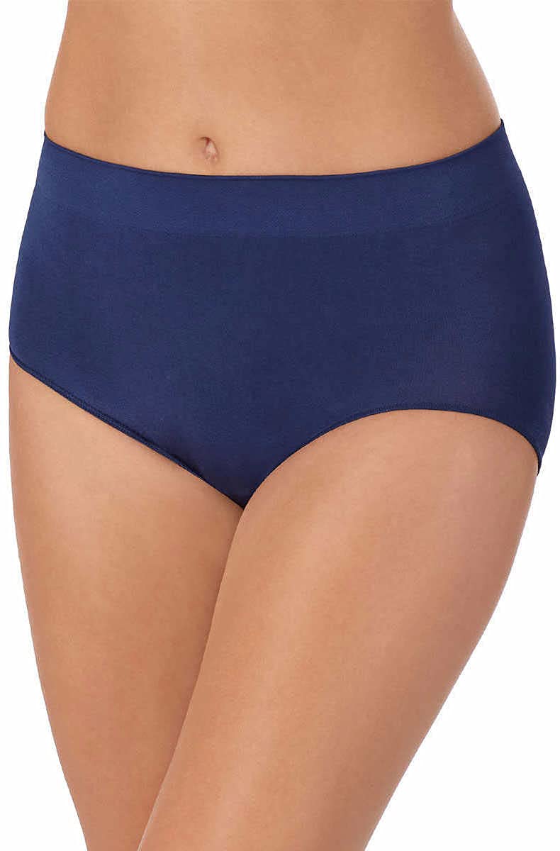 Carole Hochman Ladies' Seamless Brief, 5-pack (Blue, Medium)
