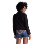 Levi's Women's Original Trucker Jacket, Black And Small Denim