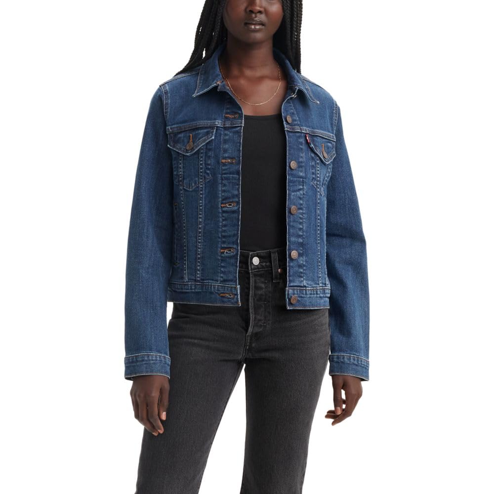 Levi's Women's Original Trucker (also Available In Plus), (new) See Her Run, X-small Denim Jacket