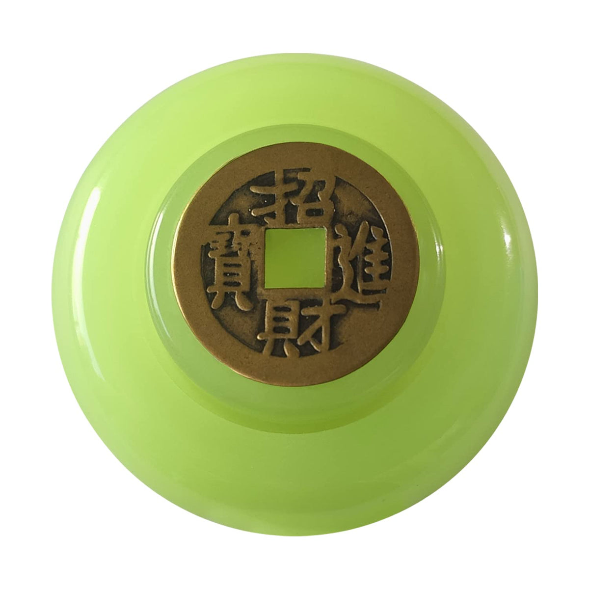 Kinetic Desk Toys, Desktop Motion Toys, Full Body Optical Illusion Fidgets Spinner Ball, Gifts for Men,Women, & Kids Pressure Reduction Toys Gifts (Fluorescence Good Luck gyro)