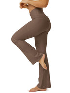 Fohofo Yoga Pants Women Flare Leggings For With Pockets - Size Medium
