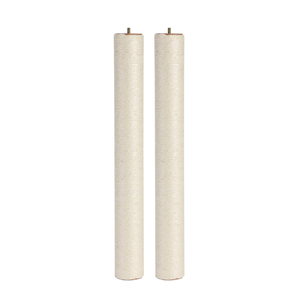 SHENGOCASE Cat Tree Tower Replacement Post with Built in M8 Screw, 23.2 Inch Length, 3 inch Diameter, 2-Pack