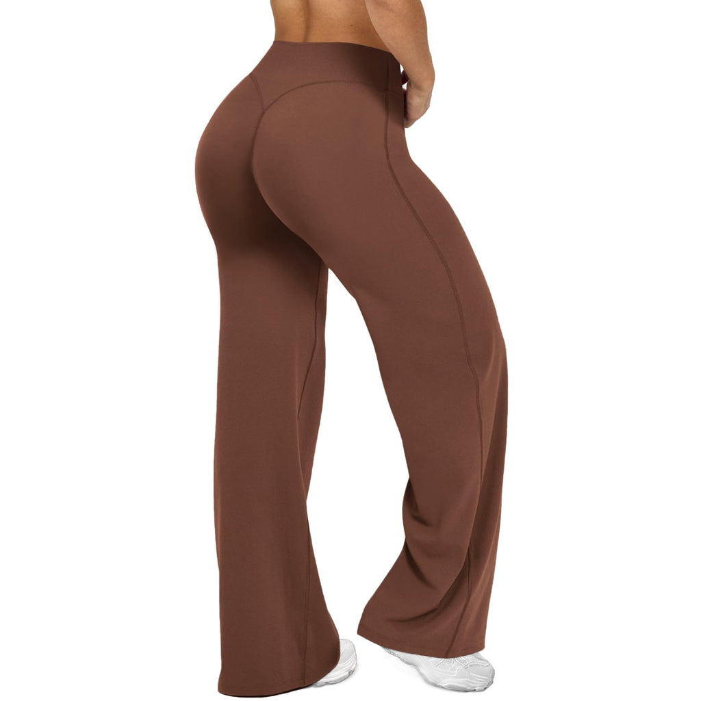 Jgs1996 Wide-Leg Yoga Pants Bottoms Straight-Leggings For - Style 33