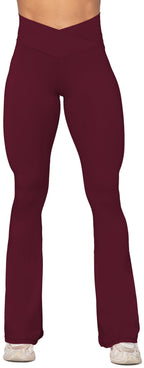 Women's Sunzel Flare Leggings Crossover Yoga Pants With - Style 159
