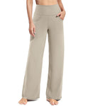 Promover Sweatpants For Women With Pockets Tummy Control Mocha Xs Tall