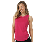 100% Merino Wool Tank Top Women - Active Sleeveless Undershirt Base Layer (X-Large, H: Purple)