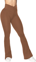 Sunzel Flare Leggings Crossover Yoga Pants For Women With - Style 27