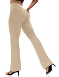 Vooveeya Women's Bootcut Leggings Bootleg Yoga Pants - Style 177