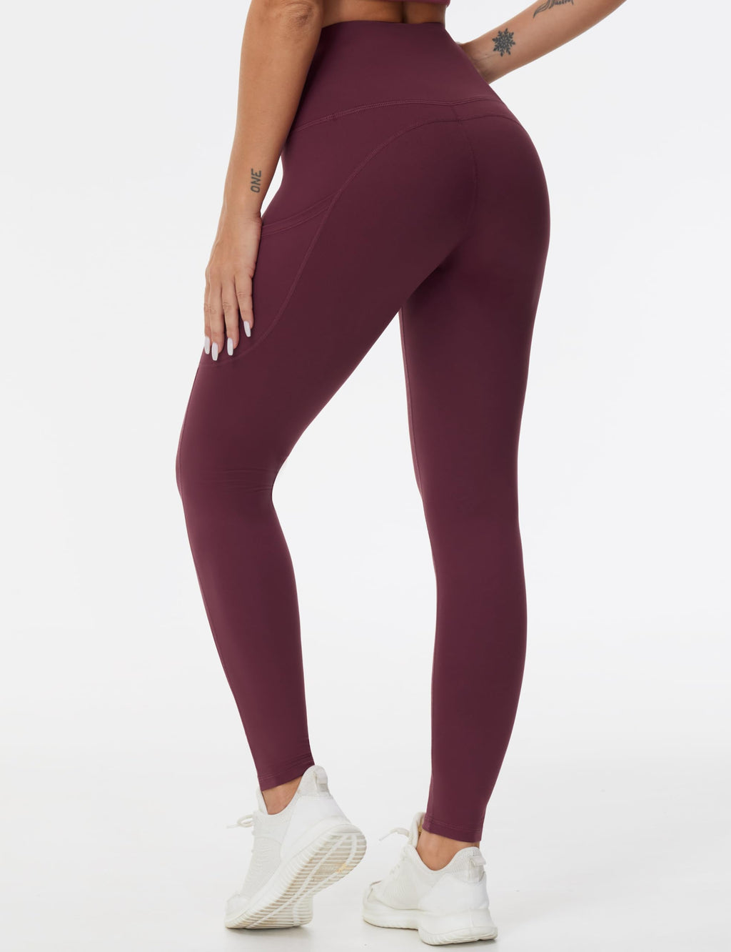 The Gym People Women's Thick High-Waist Yoga Pants Workout - Size Medium