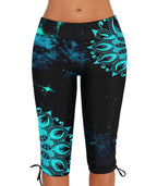 Urchics Women's Plus-Size Rash Guard Capris Long Swim - Size 5X-Large