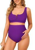 Zando Maternity Swimsuit High-Waist Bikini Bathing Suit For Women