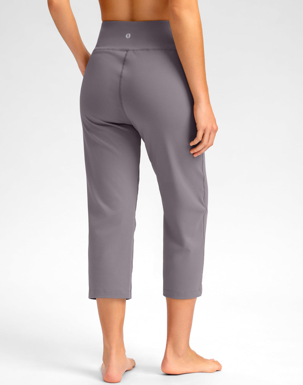 Santiny Capri Pants For Women With Pockets (dusty Grey Xxxl)