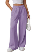 Athmile Women's Wide-Leg Sweatpants High-Waisted Baggy - Style 17
