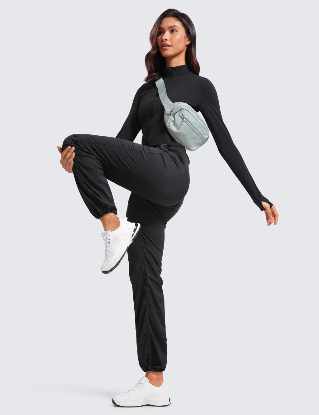 Women's Crz Yoga Ease Line Straight-Leg Pants 32" Black Medium