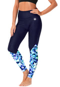 Women Sun Blocking Rash Guard Pants Full Length Swimming Pants Tummy Control Long Swimsuit Bottom XL