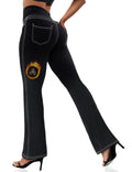 Vooveeya Women's Bootcut Leggings Bootleg Yoga Pants - Style 229