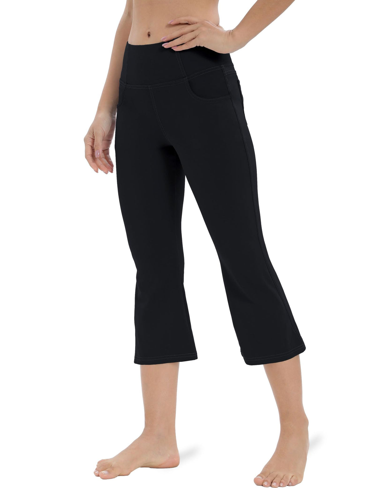 Vooveeya Women's Bootcut Leggings Bootleg Yoga - Capri Bootcut-soli