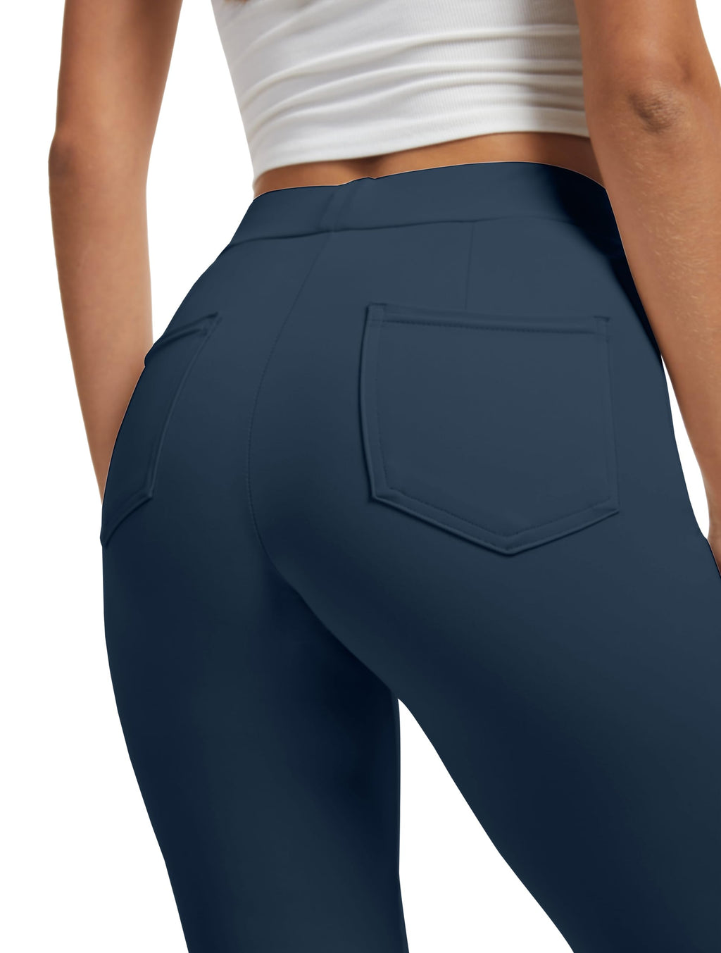 Vimpep Straight-Leg Yoga Dress Pants For Women Pull On - Style 127