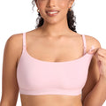 Women's Momanda Cotton for Breastfeeding Strawberry Pink Xx-large Nursing Bra