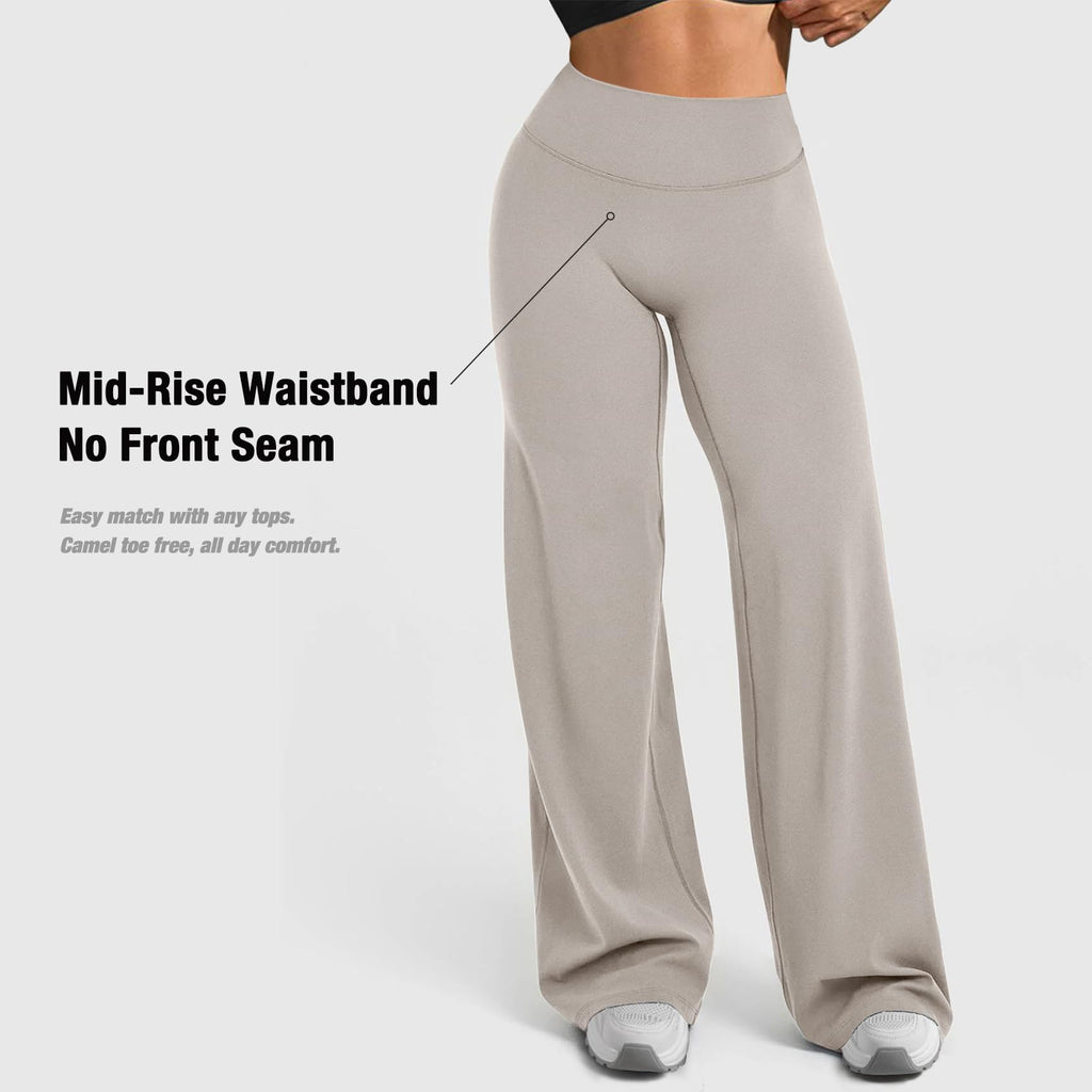 Jgs1996 Wide-Leg Yoga Pants Bottoms Straight-Leggings For - Style 46