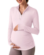Women's Rash Guard Swimsuit G4free Maternity Top Long-Sleeve Active