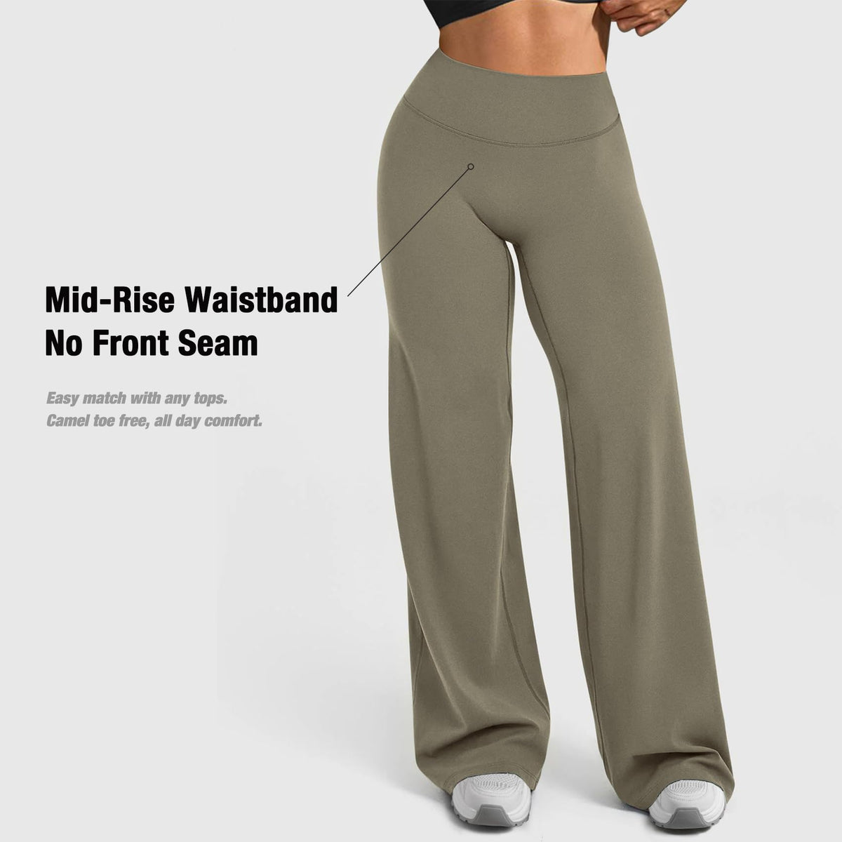 Jgs1996 Wide-Leg Yoga Pants Bottoms Straight-Leggings For - Style 58