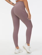 The Gym People Women's Thick High-Waist Yoga Pants - Brown Purple