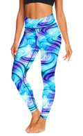 Deerose Ladies Surfing Beach Pants Elastic Waist Outdoor Camping Leggings Tummy Control Water Yoga Pants 2XL