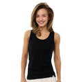 100% Merino Wool Tank Top Women - Active Sleeveless Undershirt Base Layer (X-Small, B: Black)